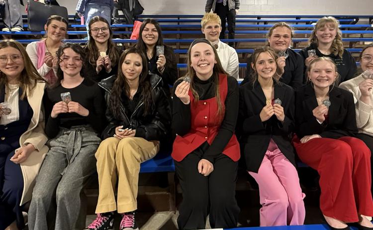 The Cross County Speech team was at Twin River High School on Monday for District Speech competition. The Cougars qualified seven for the state meet which will be held the final week of March at Kearney High School. Photo was provided.