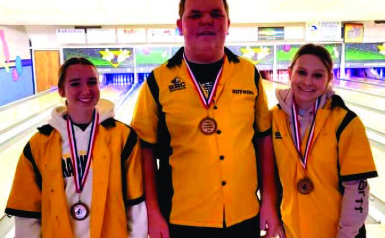 COLUMBUS - Shelby-Rising City hosted their triangular in Unified Bowling on Tuesday. This Shelby-Rising City team pictured place third.