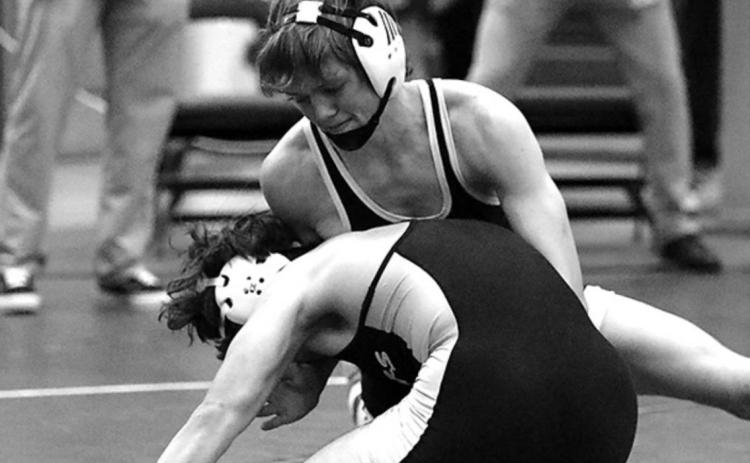 CCO wrestler Channer Marsden wrestles an opponent at districts last week. Unfortunately Channer missed a trip to state, but he worked hard this year and supported the team. Photo by Travis Lane
