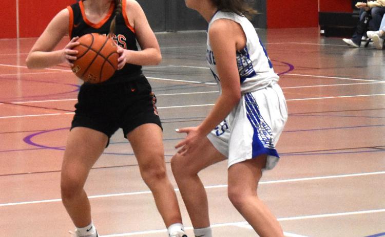 Emersyn Prososki looks to pass. PCN photos by Beth Sparrow.
