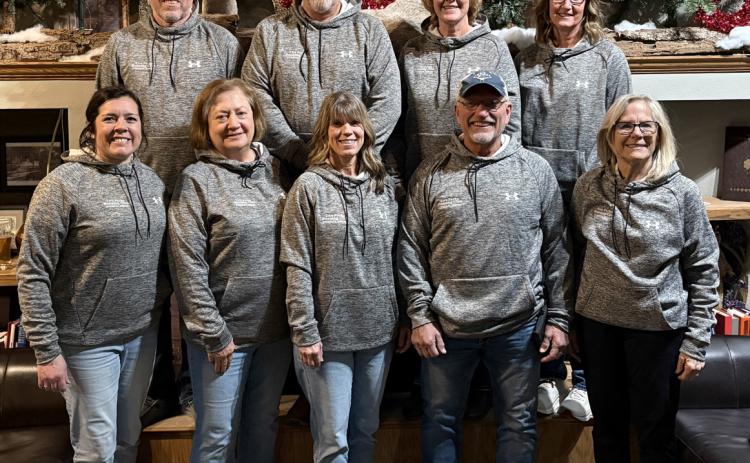 Strive Challenge winners are: Back row- L-R; Dennis P., Gene S., Rhonda S., Karen L.. Front row-Beth P., Karla H., Tonya P., Mike D., Jeanette M. Not pictured: Marsha Y., Ashley P., Lois B., Sue &amp; Jim L., Charissa T. Membership forms at Rally Auto Parts in Stromsburg. Start documenting miles walk or running March 1 - November 30.