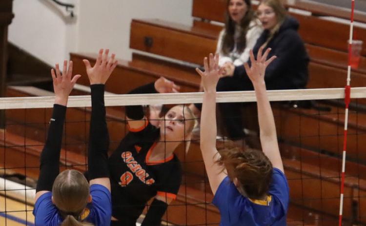 Above: Kenzie Bartling with the kill.