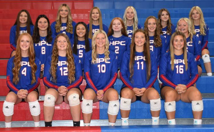 Front row: Peyton Hofmann, Allie Howell, Courtney Carlstrom, Rylee Ackerson, Addie Lindburg; Second row: Dakota Gress, Gahvi Lesiak, Madi Zerr, Rylee Hofmann, Kenslei Carlson; Back row: Jacey Dubas, HallieJo Urkoski, Kinley Spurling, Bailey Gress, Ashtyn Quast, Tessa Morris. PCN photo by Beth Sparrow.