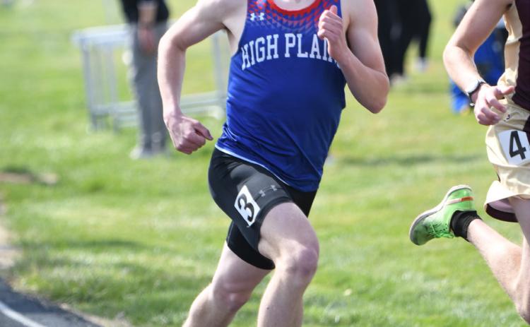 Haden Helgoth placed third in the 800m run at the Palmer invite. PCN file photo by Rick Holtz.