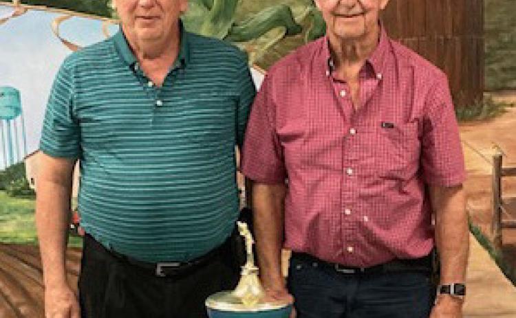 Pool champs for the month of May are Pete Peil and Mert Flodman of Osceola. Photo provided