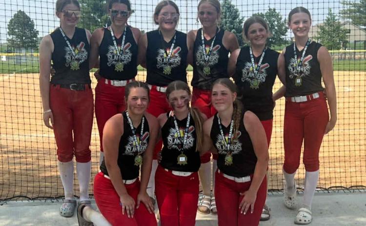 The 14-U girl’s softball team placed second in their league this past summer season. Photo provided.