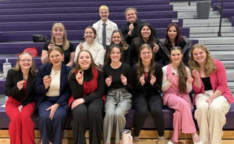 Cross County speech competed at Crossroads Conference Speech Meet last week. The results are as follows: Persuasive - Kylie Moore - 4th, Ema Dickey. - 3rd, Ghost Busters - 3rd These Shining Lives - 5th, Humorous Prose - Lily Cramer - 3rd Poetry - Olivia Phillips - 6th, Extemp - Kylie 4th. Photo provided.