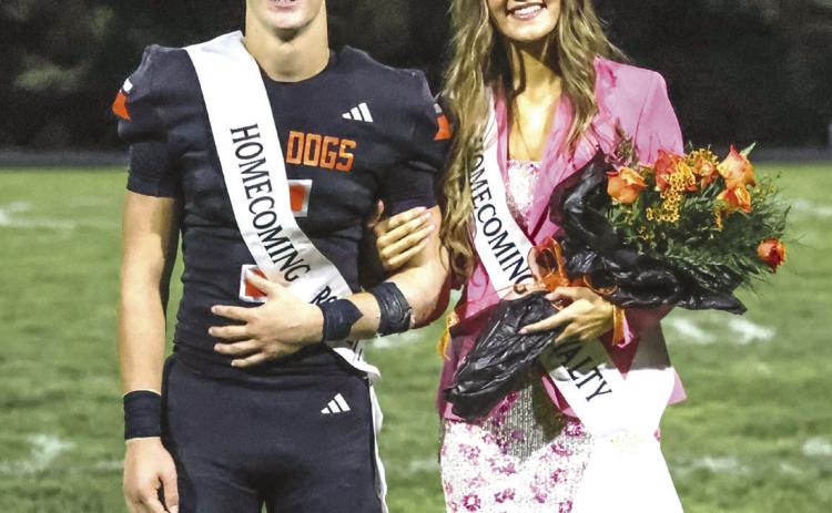 Osceola crowned Brycen Kula as king and Halle Gabel as queen on Friday night. PCN photo by Blaine Winslow.