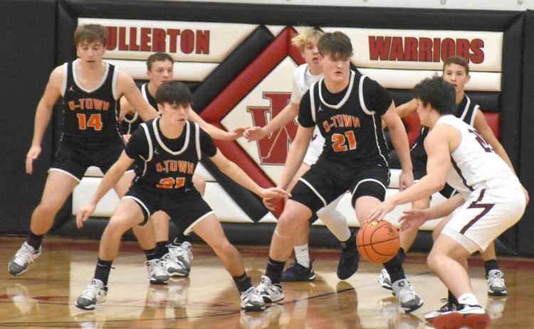 Osceola's zone defense frustrated Fullerton on Thursday. PCN photos by Beth Sparrow