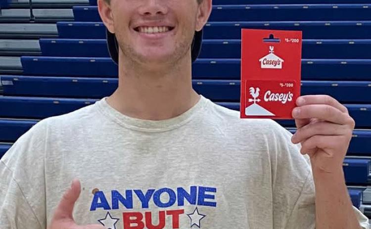 Cross County Booster Club is picking a fan of the game, who embodies spirit and wears the theme. The first winners are Jed Berggren, Olive Peterson and Dane Jarosz who all received Casey’s gift cards. Photos provided.