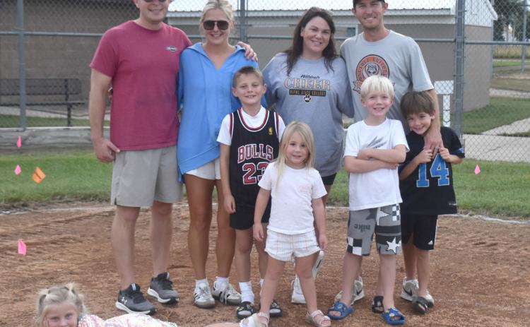 The Osceola Road Rally winners were (back row) Brock Tonniges, Jordan Tonniges, Molly Gillespie and Matt Gillespie; (middle row) Cruz Tonniges, Hunter Gillespie, Davis Gillespie, Harris Gillespie and (laying down) Ashby Tonniges. This team was disappointed last year after not winning due to a wrong photo. They were quite speedy this year in getting to all 20 locations in less than 30 minutes. PCN photo by Beth Sparrow.