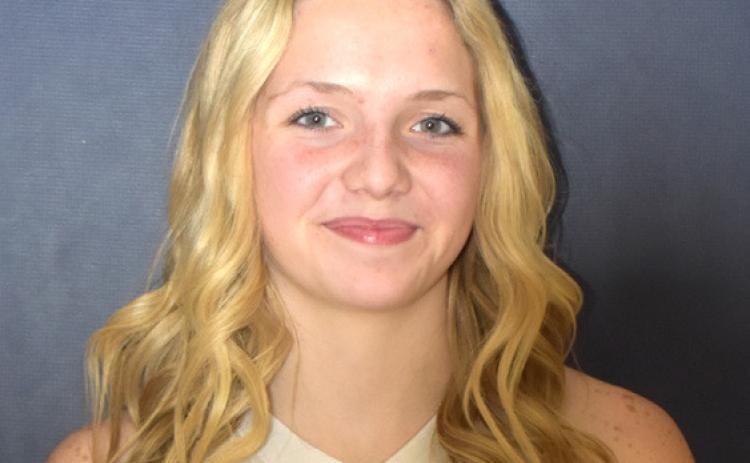 BRICELYNN LARSON Bricelynn gave it her all at state, finishing with 12 points, 6 rebounds, 3 blocks and 3 steals.